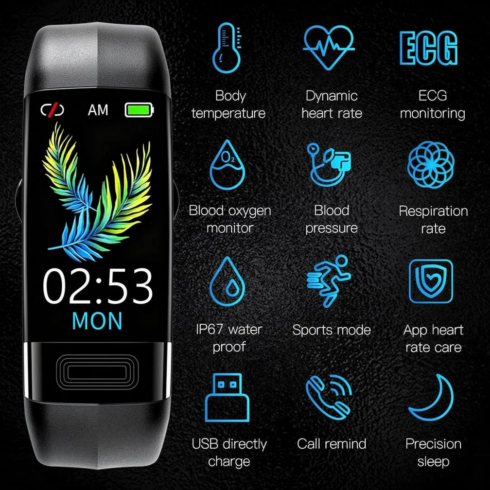 Smartwatch Mit EKG & Blutdruck – Gesundheits-Tracker Für Jeden Tag