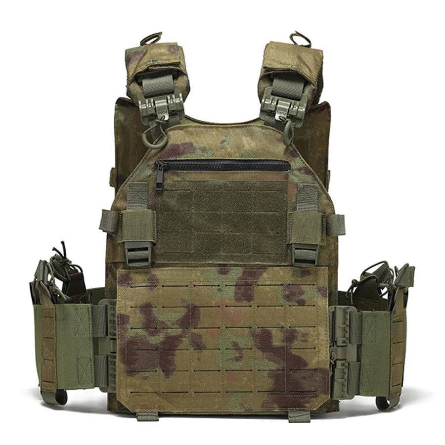 Outdoor training vest multi-functional MOLLE expansion convenient quick release vest waterproof and wear-resistant