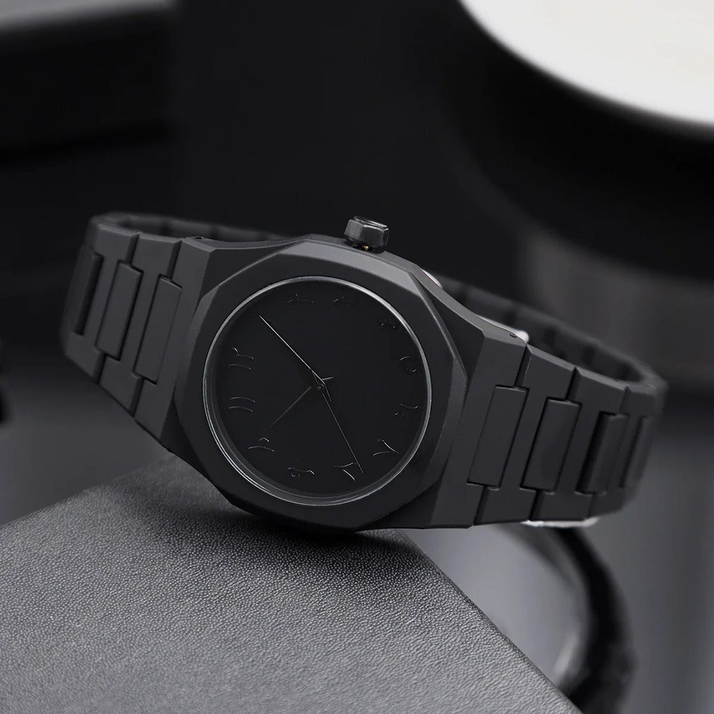 [ Classic Watch ] Men'S Casual Sports Watch, Black Dial Quartz Watch | Minimalism Watch Design| Durable Watch for Men Gift