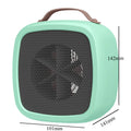 Portable Mini Heaters Household Desktop Mutes Fast Heating Warmer Fan 500W PTC-Ceramic Warm Air Heaters for Indoor Office Winter