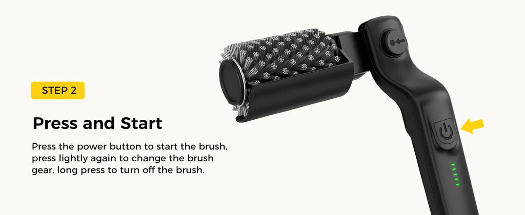 Electric BBQ Grill Brush with Replaceable Heads, 180° Adjustable Brush Head  for Outdoor Grilling and Kitchen Cleaning