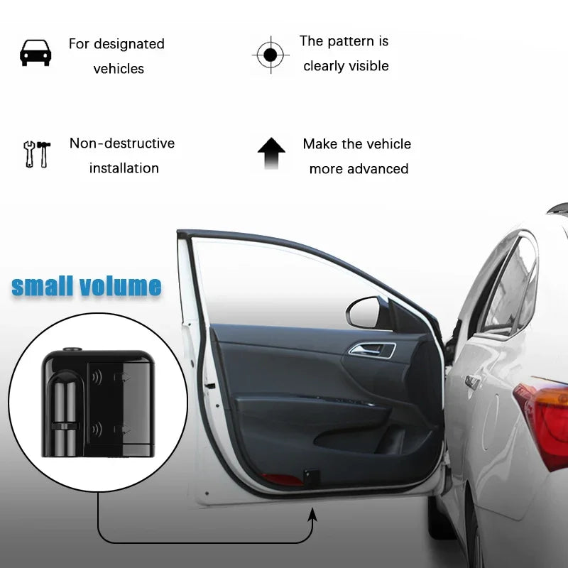 Car Door Welcome Lights Laser Projector Logo Wireless Car HD Courtesy Lamp For Peugeot 206 208 306 307 308 406 407 408 4008 5008