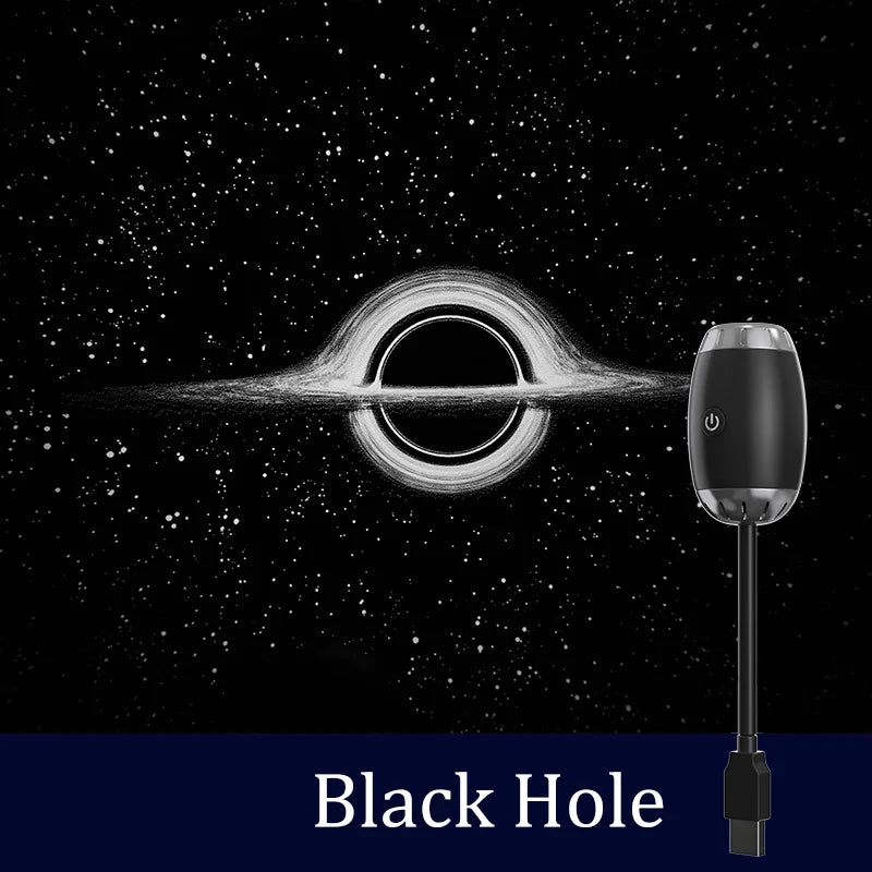 Galaxy Projector USB Night Light Car Mood Lights  LED Starry Star Lamp Party Cool Stuff For Room bedroom Home Gaming Decor - Go sady online store