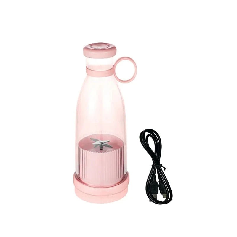 Electric Juice Blender Portable Fruit Juicer USB Rechargeable Smoothie Mini Bottle Travel Multifunctionl Kitchen Home