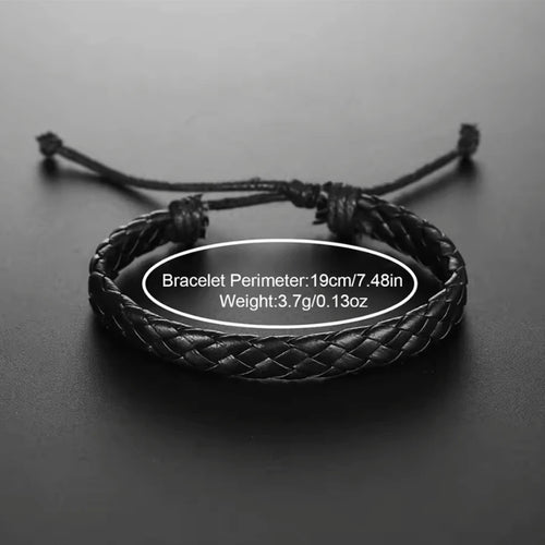 3PCS/Set Men Business Watches Casual Leather Band Analog Male's Quartz Watch Necklace Bracelet Set