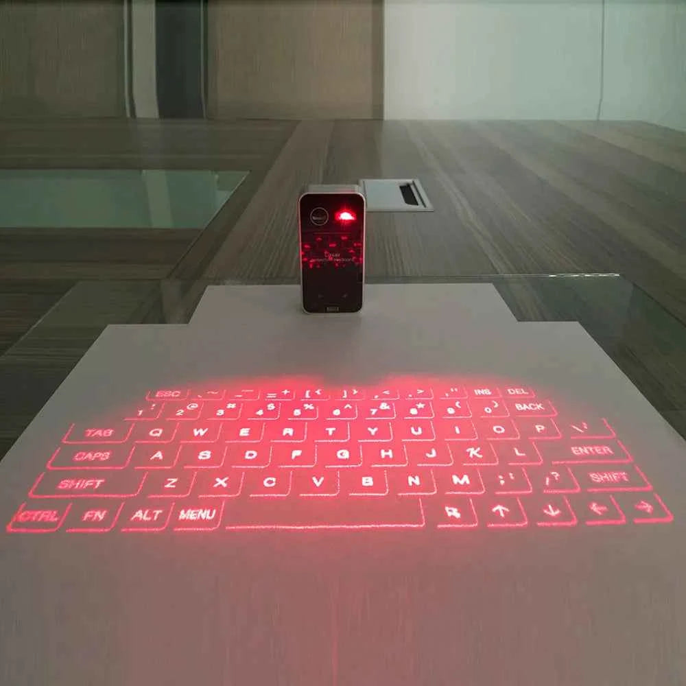 Portable Laser Projection Keyboard Mini Wireless Virtual Bluetooth Keyboard for Smart Phone Tablet PC Notebook Dropshipping Hot - Go sady online store