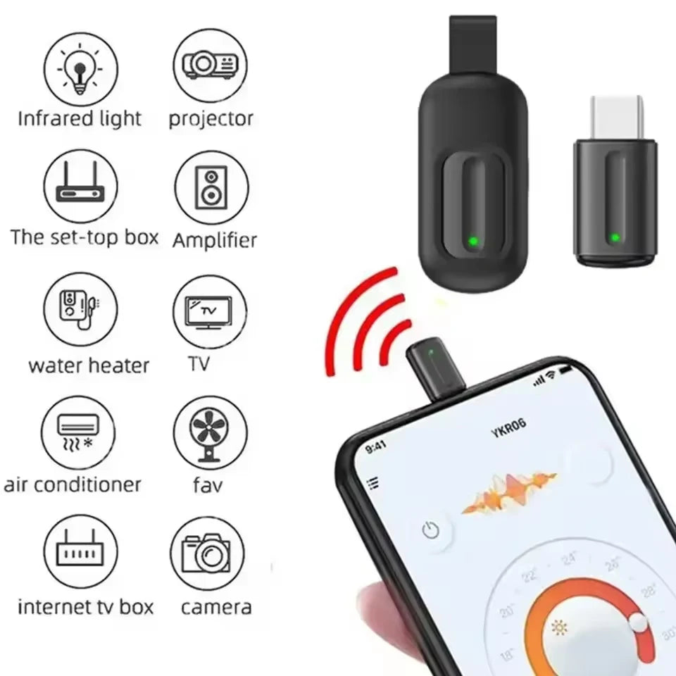 Smart Infrared Remote Control Type C IR Blasters Phone APP Control suitable for Android ios  Smartphone IR Mini Adapter for TV