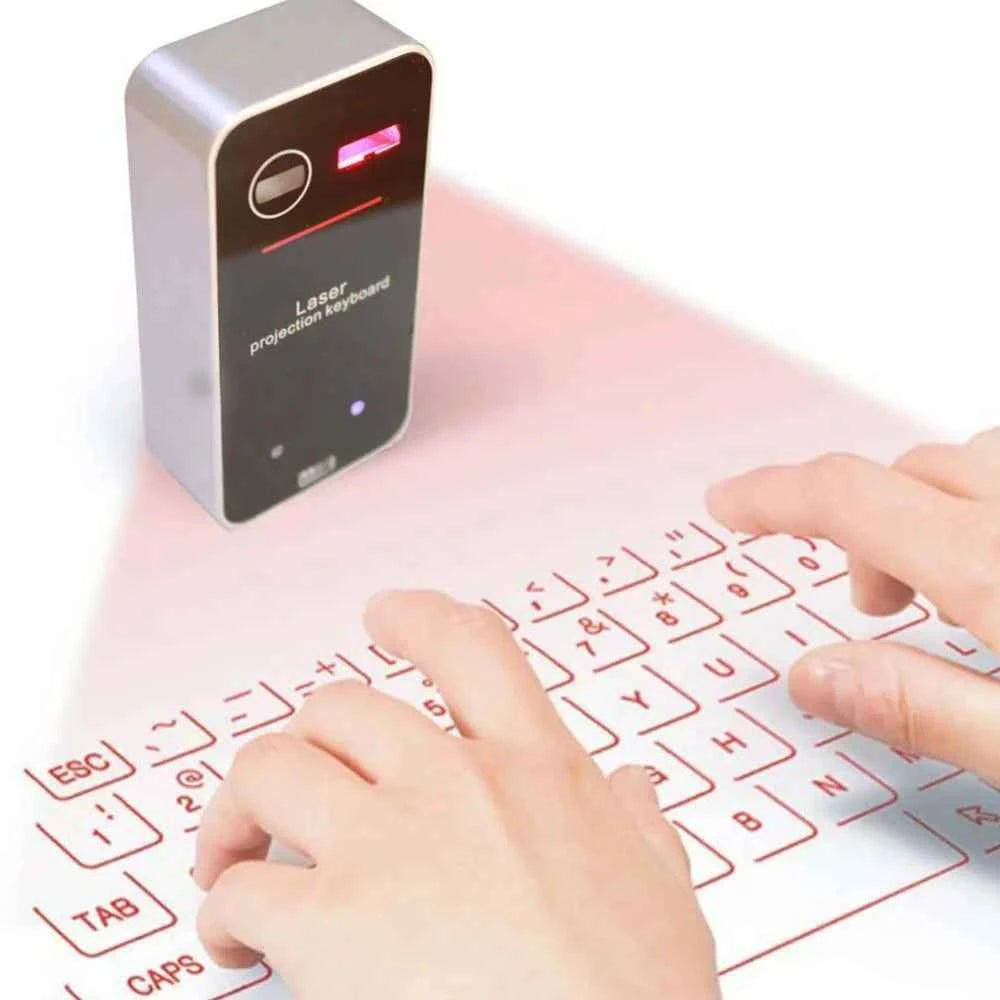 Portable Laser Projection Keyboard Mini Wireless Virtual Bluetooth Keyboard for Smart Phone Tablet PC Notebook Dropshipping Hot - Go sady online store