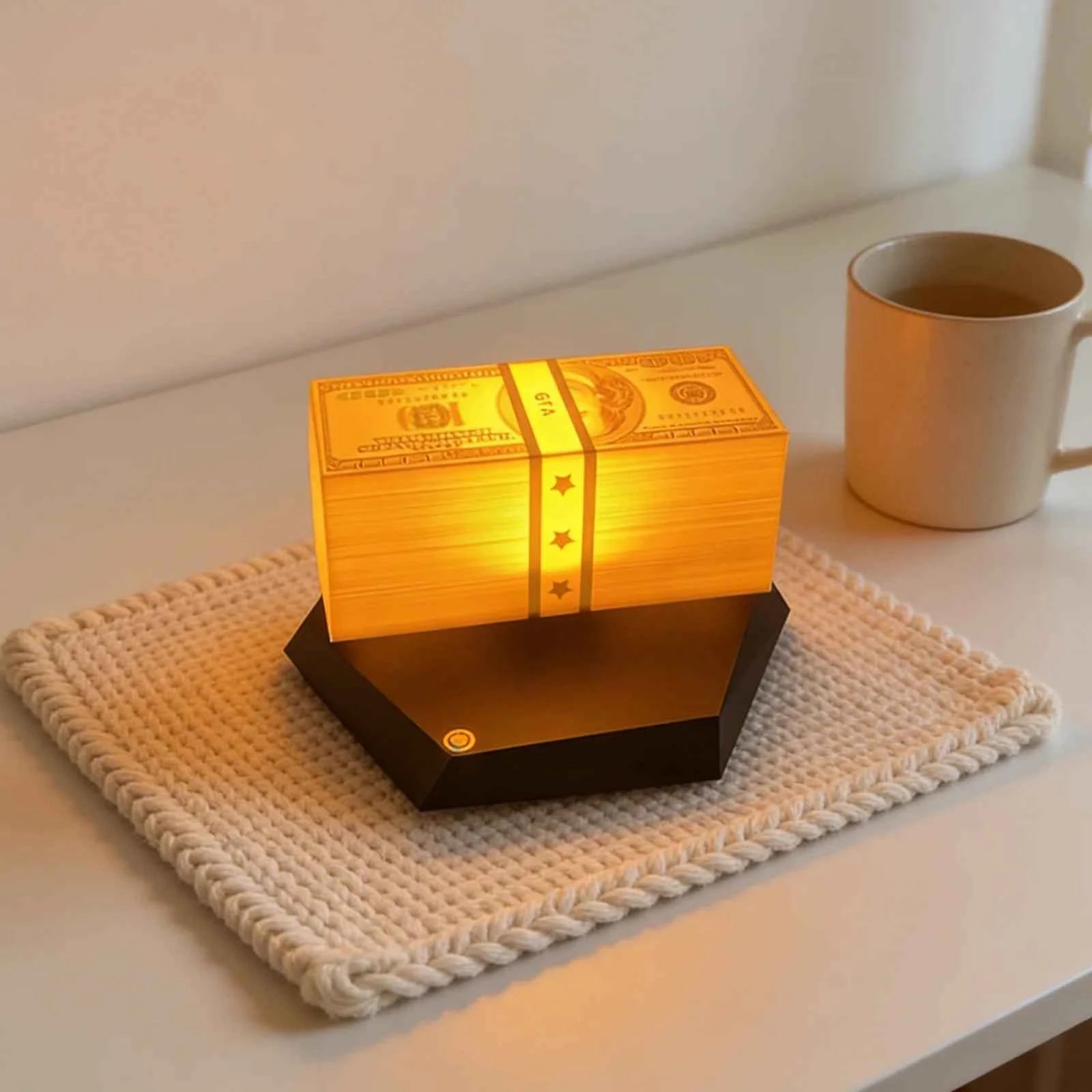  New Products Floating Money Lamp, Magnetic Levitation Dollar Lamp, Unique Gift for Gamers and Money Enthusiasts, for Game Room - Go sady online store