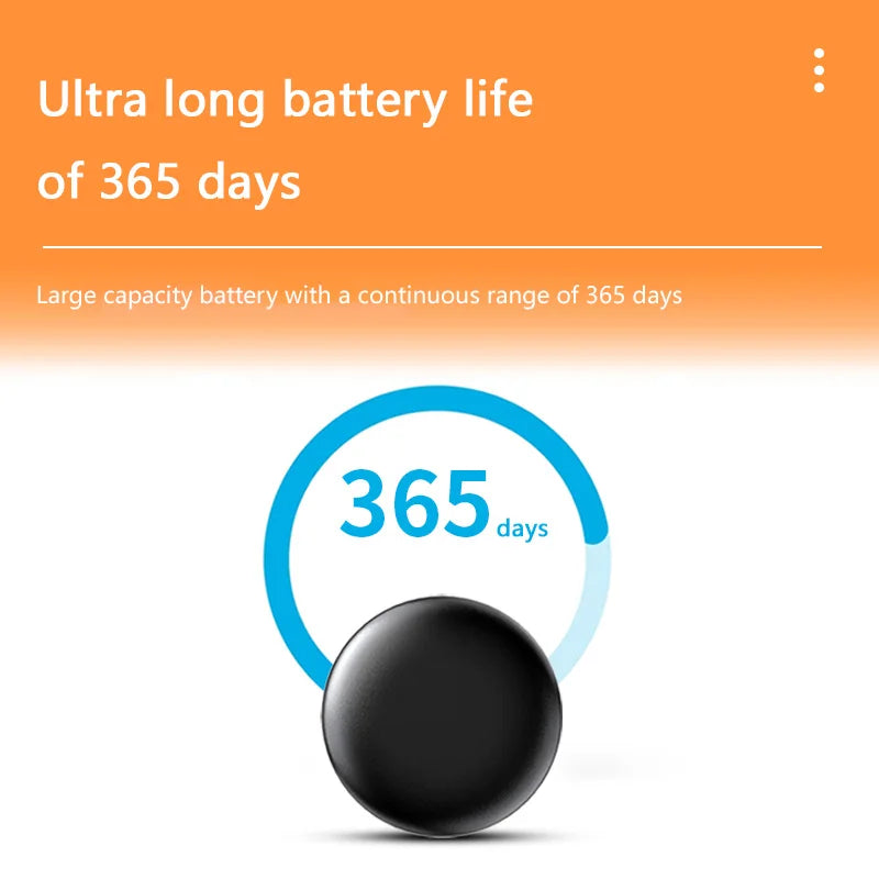 Mini GPS Tracker Device Smart Anti-Lost Reminder For Car Pets Kids Bag Bluetooth Air Tag Finder Tracking Locator For IOS Android