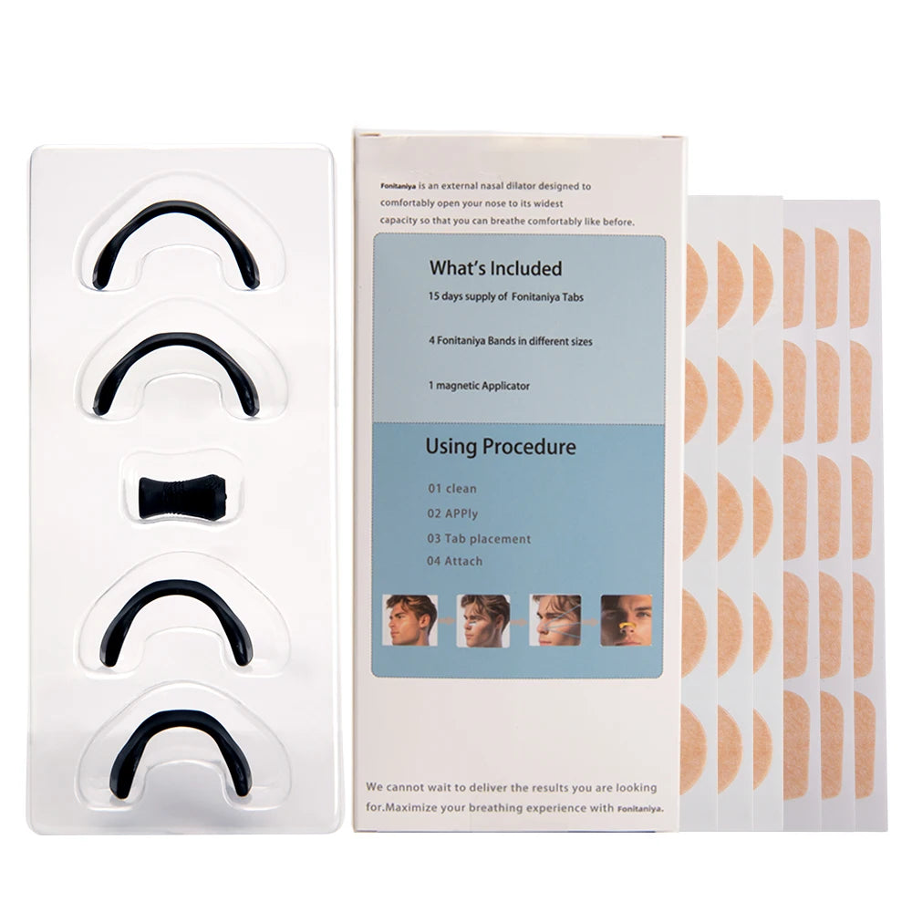 Anti Snoring Nasal Patch Set Breathing Correction Physical Expansion Nasal Patch Non-Invasive Easier Breath Sleep Aid