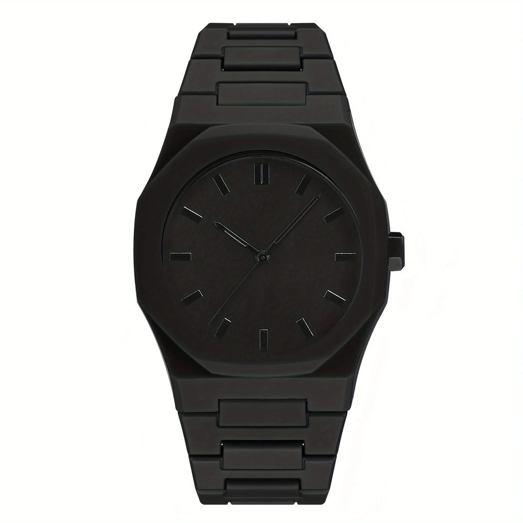 [ Classic Watch ] Men'S Casual Sports Watch, Black Dial Quartz Watch | Minimalism Watch Design| Durable Watch for Men Gift