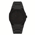 [ Classic Watch ] Men'S Casual Sports Watch, Black Dial Quartz Watch | Minimalism Watch Design| Durable Watch for Men Gift