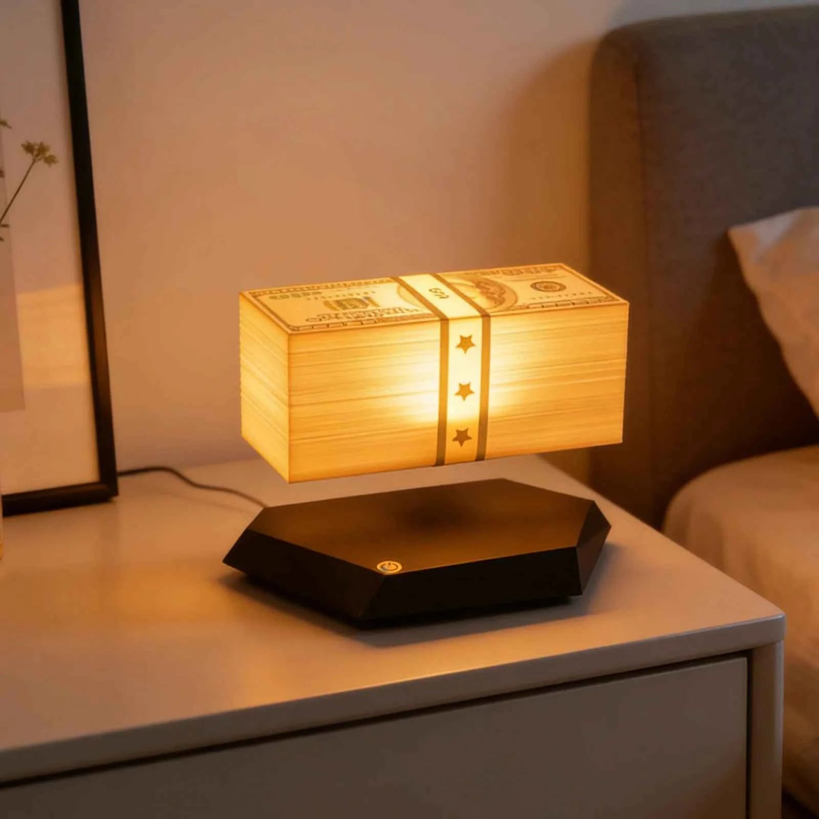  New Products Floating Money Lamp, Magnetic Levitation Dollar Lamp, Unique Gift for Gamers and Money Enthusiasts, for Game Room - Go sady online store