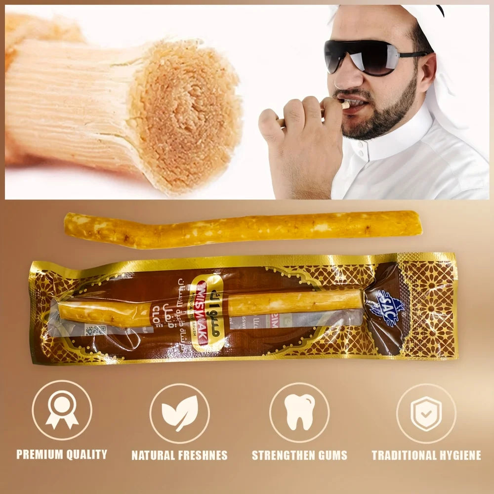 Special Branch Lilac Flavored Miswak Toothbrush Vacuum Sealed Traditional Toothbrush Stick For Good Gums Teeth Fresher Breath Gi