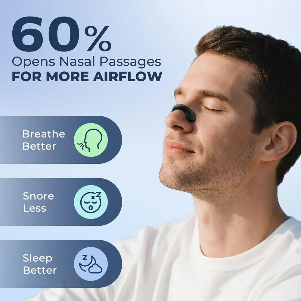 Anti Snoring Nasal Patch Set Breathing Correction Physical Expansion Nasal Patch Non-Invasive Easier Breath Sleep Aid