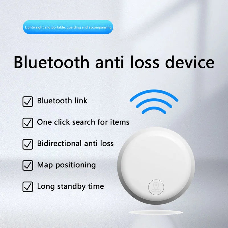 Mini GPS Tracker Device Smart Anti-Lost Reminder For Car Pets Kids Bag Bluetooth Air Tag Finder Tracking Locator For IOS Android