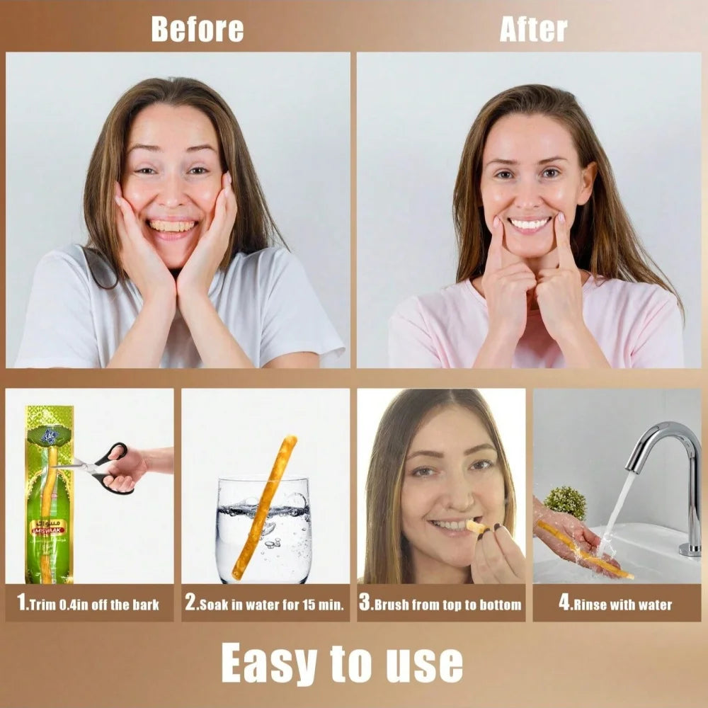 Special Branch Lilac Flavored Miswak Toothbrush Vacuum Sealed Traditional Toothbrush Stick For Good Gums Teeth Fresher Breath Gi